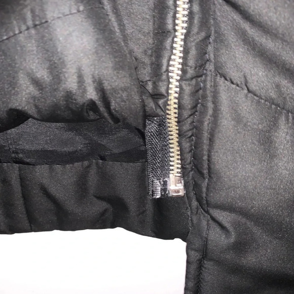 BCBGMaxAzria Black Down Full Zip Puffer Winter Coat Medium Women’s - Picture 5 of 10